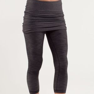 Lululemon Yin To You Crop Skirt Leggings